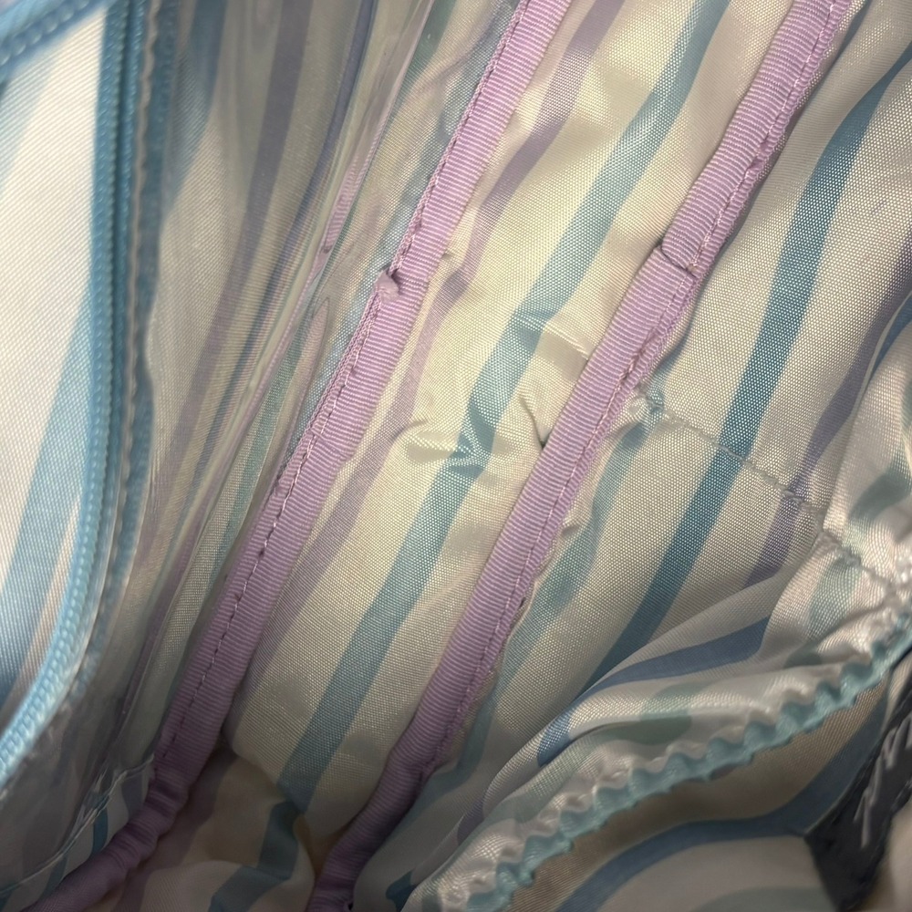 Lug Carousel Crossbody Bag Pastel Mystic Seaglass RFID Quilted Shoulder Bag Blue - Picture 9 of 16